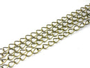 Premium Curb Link Chain, Antiqued Brass, 4mmx3mm - Customized Length (from 5ft up)