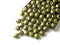 Faceted Bronze Bicone Spacers, Antique Bronze Plated, 5mm diameter - 20 pieces