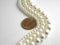 Czech Glass Pearls (Ivory tone,) Full 15-inch Strand - Choose from three sizes (4mm, 6mm, 8mm)
