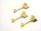 Charm - 14k Gold Plated - Arrow Charms - 18mm - 1 pc - Pim's Jewelry Supplies