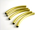 Tubes - Raw Brass - 44mm x 3mm - 10 pcs - Pim's Jewelry Supplies