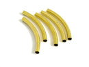 Tubes - Raw Brass - 44mm x 3mm - 10 pcs - Pim's Jewelry Supplies