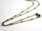 Finished Cable Link Satellite Bead Necklace with attached Findings, Antiqued Brass, 2mmx1.7mm - Choose Your Length/Quantity