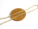 Premium Quality 14k Gold Plated Rolo Chain, 2mm diameter links - Choose your Length(s)