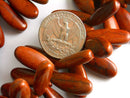 Large Teardrop Shaped Howlite Beads, (Color Options,) 25mmx10mm - 10 pieces