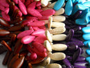 Large Teardrop Shaped Howlite Beads, (Color Options,) 25mmx10mm - 10 pieces