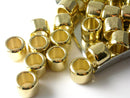 Heavy Brass Tube Spacers, Solid Brass (Unplated,) Choose from three sizes (4mm, 6mm or 8mm)