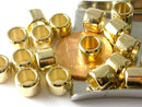 Heavy Brass Tube Spacers, Solid Brass (Unplated,) Choose from three sizes (4mm, 6mm or 8mm)