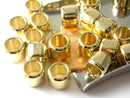 Heavy Brass Tube Spacers, Solid Brass (Unplated,) Choose from three sizes (4mm, 6mm or 8mm)