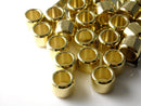 Heavy Brass Tube Spacers, Solid Brass (Unplated,) Choose from three sizes (4mm, 6mm or 8mm)