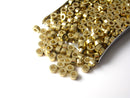 Heavy Brass Tube Spacers, Solid Brass (Unplated,) Choose from three sizes (4mm, 6mm or 8mm)