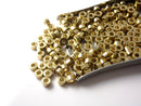 Heavy Brass Tube Spacers, Solid Brass (Unplated,) Choose from three sizes (4mm, 6mm or 8mm)