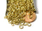 Open Cut Raw Brass Jump Rings, Two Size Options: 5mm, 6mm or 8mm - 50 pcs