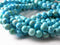 Genuine Round Turquoise Gemstone Beads, 8mm diameter - Full Strand (approx. 45 beads)