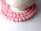 Round Genuine Natural Rose Quartz Gemstone Beads, 8mm diameter - Full Strand