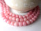 Round Genuine Natural Rose Quartz Gemstone Beads, 8mm diameter - Full Strand