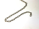 Sturdy Soldered Paperclip Link Chain, Antique Bronze Plated, 5mmx2mm - 10 Feet
