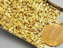 Spacers - 14k Gold Plated - Round Tube - 2.5mm - 20 pcs - Pim's Jewelry Supplies