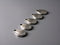 Antique Silver Rain Drop Charm - 10 pcs - Pim's Jewelry Supplies