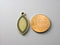 Antique Bronze Horse Eye Shaped Discs - 5 pcs - Pim's Jewelry Supplies