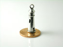 Lighthouse Charms, 3D Antique Silver Nautical Charm, 25mm x 8mm - 3 pieces