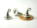 Mini Wizard Hat, 3D Charms, Antique Silver Plated - 6 Charms