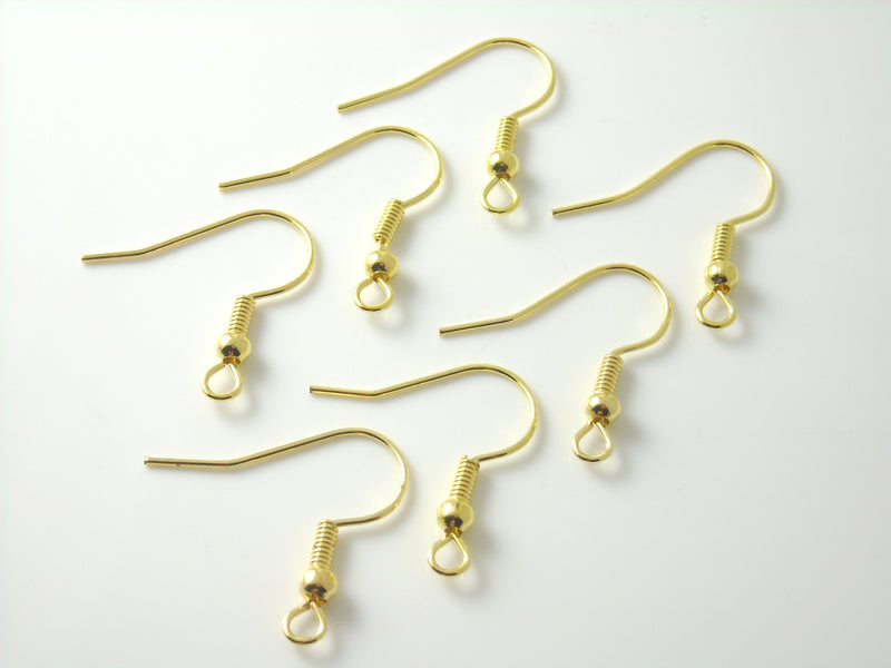 Bead Landing Premium Metals Gold Assorted Ear Wires - 32 ct