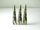 Filigree Bead Cones, Antique Bronze Plated, 41mmx8mm - 20 pieces