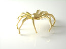 18k Gold Plated 3D Spider Charm, Halloween Jewelry Pendant