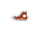 Enameled High Top Sneaker Charms, More Color Options, 30mmx15mm - 2 pieces