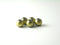 Solid Brass Beads, Brushed Antique Brass Finish, 6mm - 10 Beads