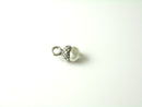 Mini Acorn Charms, Fall DIY Jewelry Supply, Antique Silver Plated, 14mm x 7mm - 10 pieces