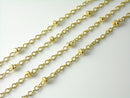 Satellite Chain, Light Gold Plated, 2mm x 1.7mm - 10 feet