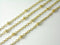 Satellite Chain, Light Gold Plated, 2mm x 1.7mm - 10 feet