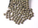 Rondelle Spacer Beads, Antique Bronze Textured Spacers, 5mm, 1mm Hole - 30 pieces