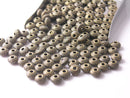 Rondelle Spacer Beads, Antique Bronze Textured Spacers, 5mm, 1mm Hole - 30 pieces