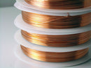 Copper Wire, 26 Gauge (0.4mm) Round Jewelry Wire, Dead Soft, 39 feet (12m) Spool