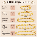 Sun Disc Chain, 18k Gold Plated Brass, Anti-Tarnish Coin Chain - 6 inches