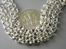 Chain - Silver Plated - Rollo Style - 4mm - Choose your length