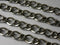 Chain - Figaro - Large Links - 3 Color Options - 10 feet