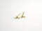 Stud Earrings - 18k Gold Plated - 6 pcs