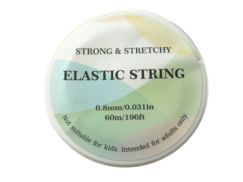 Elastic Crystal Thread (Full Spool) - Flat - 0.8mm thick - 196 feet