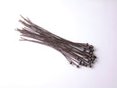 Head Pins - Antique Copper Plated - Ball Tip- 24 gauge - 54mm (2.13 inches) - 50 pcs