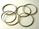 Links - Antique Bronze - Circle - 12mm & 25mm - Choose your size - Pim's Jewelry Supplies