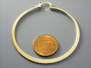 Hoop Earrings, 14k Gold Plated, 2.17-inch - 1 pair - Pim's Jewelry Supplies