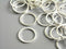 Links - Silver Plated - Circle - 12mm & 25mm - Choose your size - Pim's Jewelry Supplies