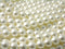 Czech Glass Pearl, Lace White, 4mm & 8mm - Full 15-inch strand - Pim's Jewelry Supplies