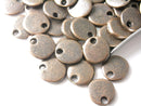 Antiqued DARK Copper Tiny Disc - 10 pcs - Pim's Jewelry Supplies