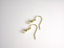 Ear Wire - 18k Gold Plated - 18mm - 6 pcs