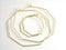 Octagon Shape Hoops, 14k Gold Plated, Choose 30mm or 50mm - 2 pieces